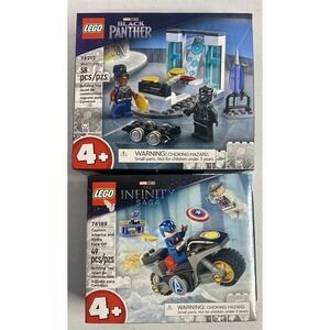 *BRAND NEW* Lego 2-sets Marvel Captain America Shuri's Lab *RETIRED* 76189 76212